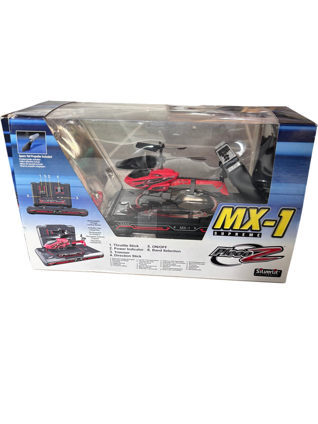 Silverlit MX-1 Supreme Picoo Z Micro Size Infrared Control Helicopter - Think Vintage