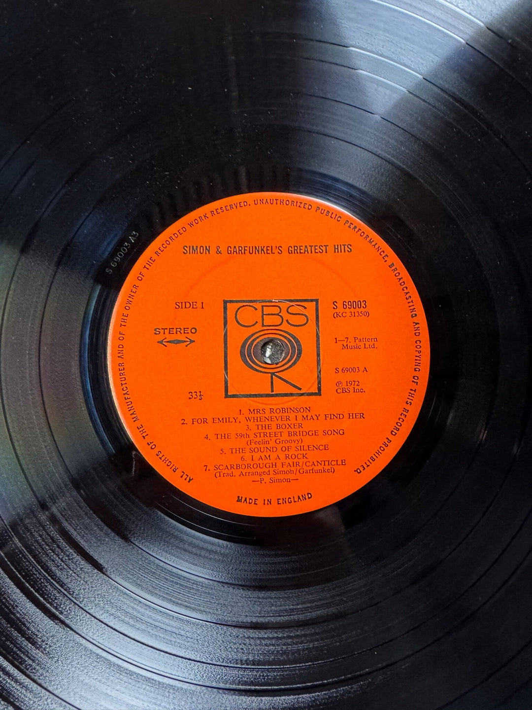 Simon & Garfunkel Greatest Hits Vinyl - Very Good