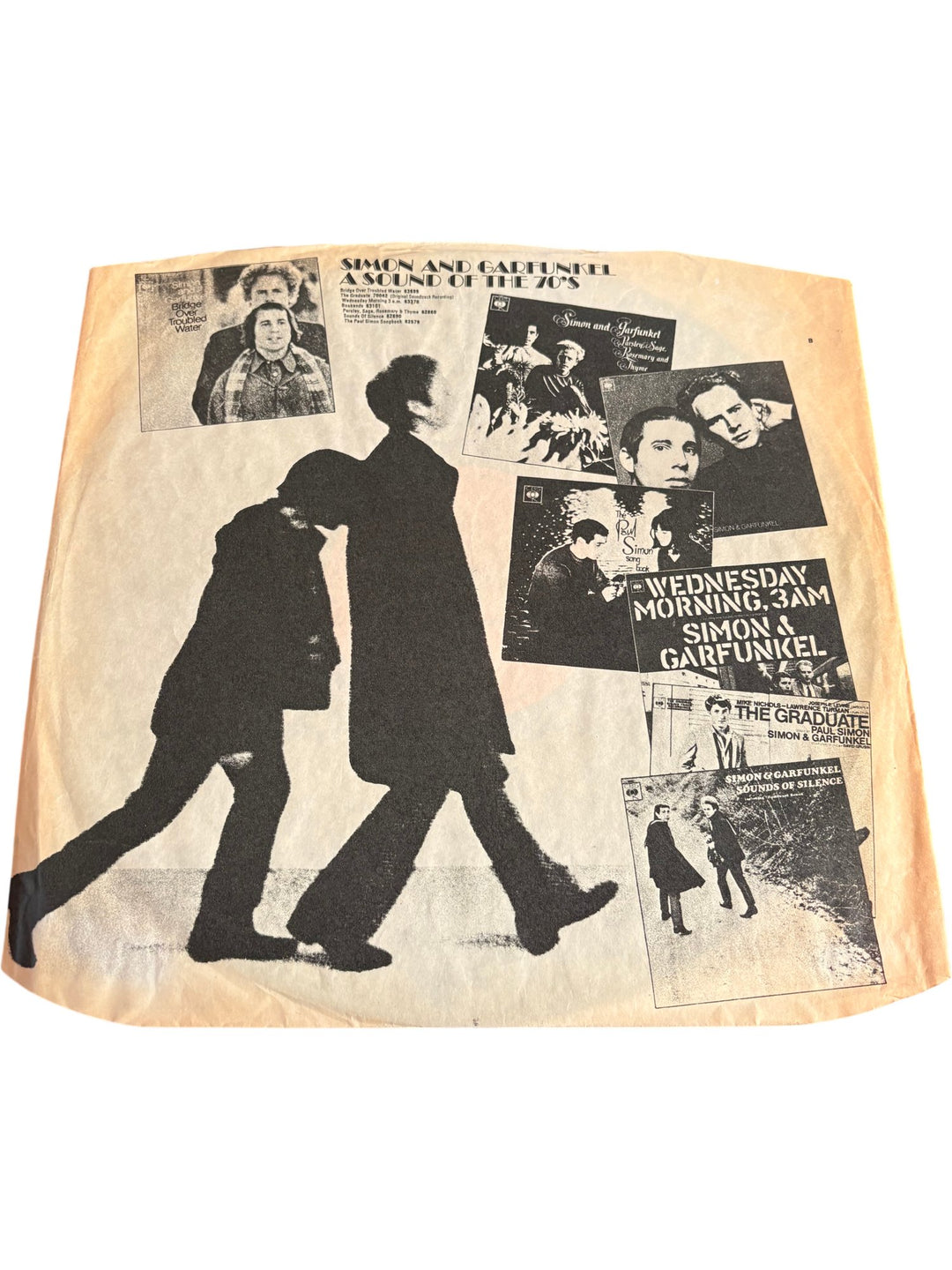 Simon & Garfunkel Sounds Of Silence Vinyl - Good - Think Vintage ltd