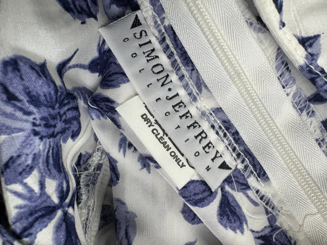 Simon Jeffrey Floral Print Maxi Skirt - W27 - Think Vintage ltd