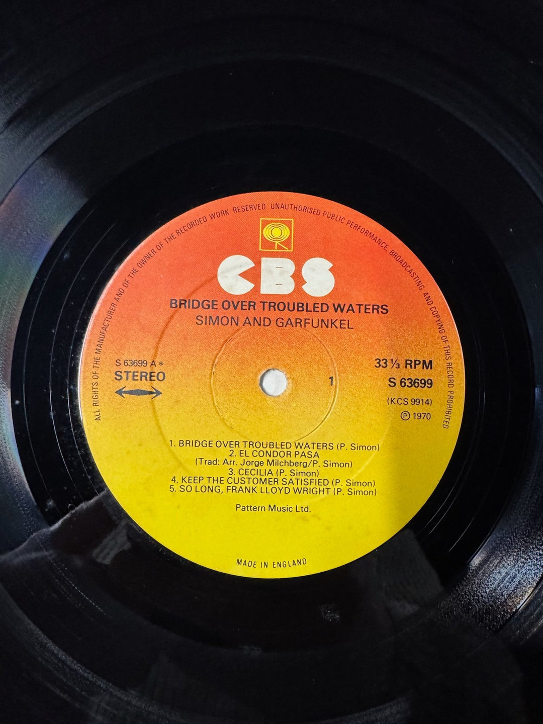 Simon and Garfunkel Bridge Over Troubled Water Vinyl - Very Good