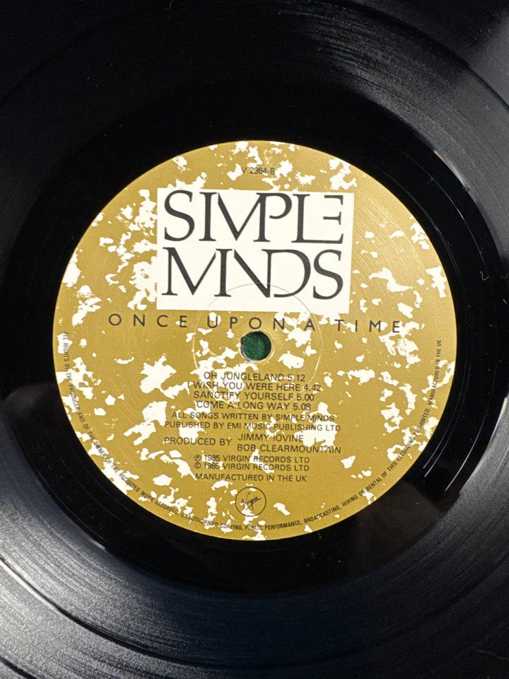 Simple Minds Once Upon A Time Vinyl Record - Think Vintage