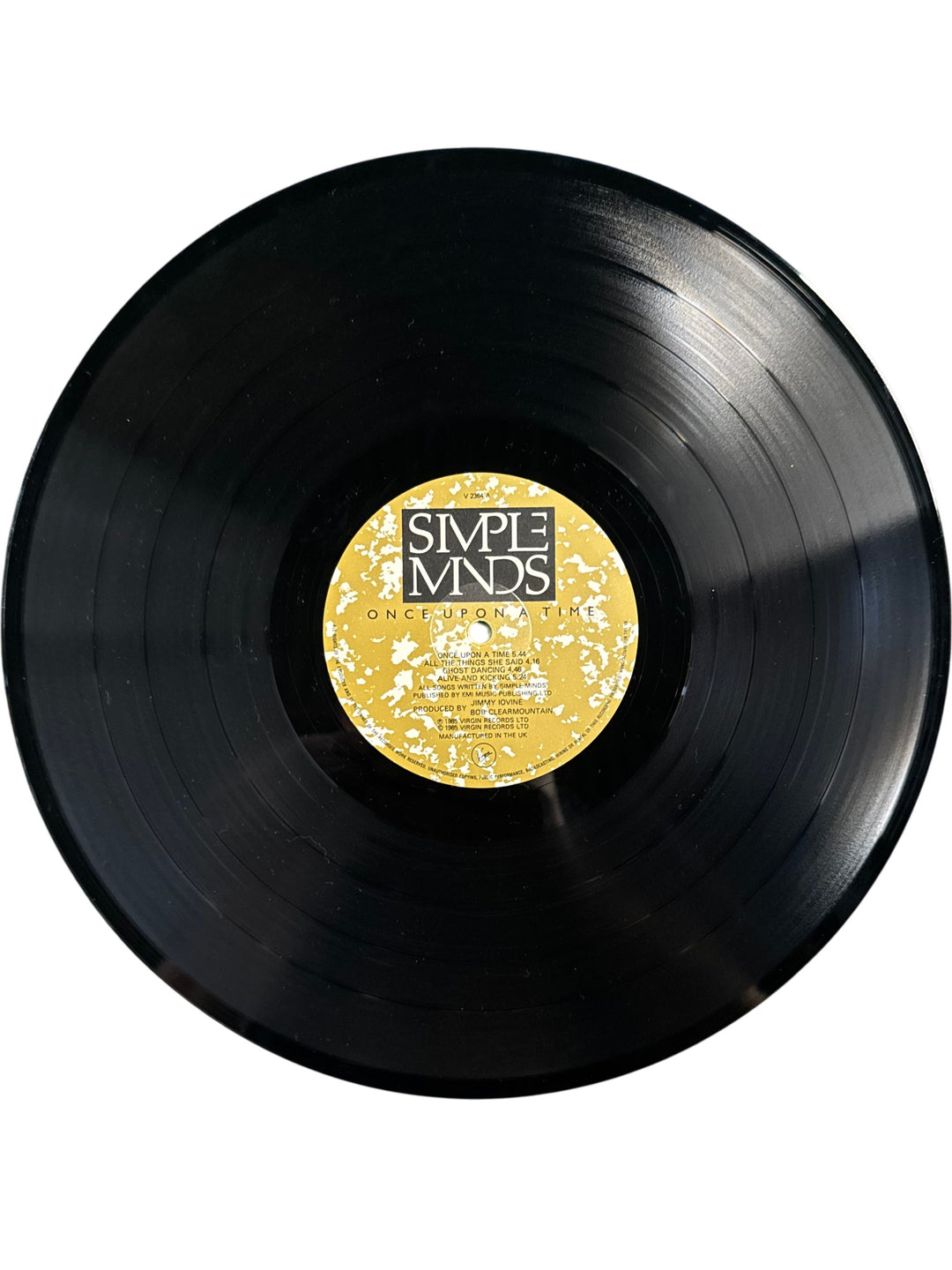 Simple Minds Once Upon A Time Vinyl Record - Think Vintage