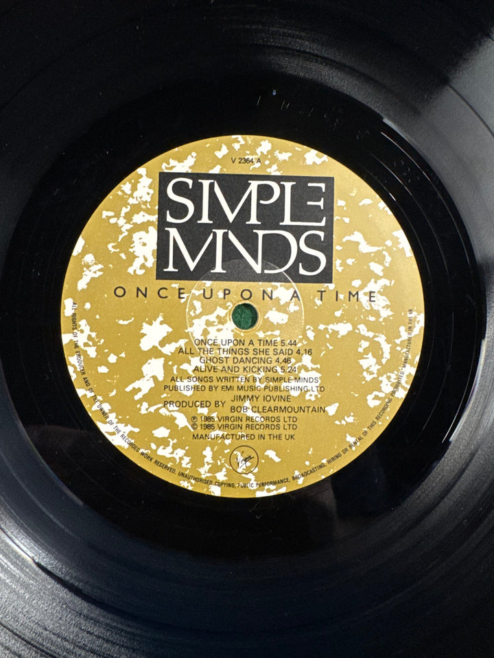 Simple Minds Once Upon A Time Vinyl Record - Think Vintage