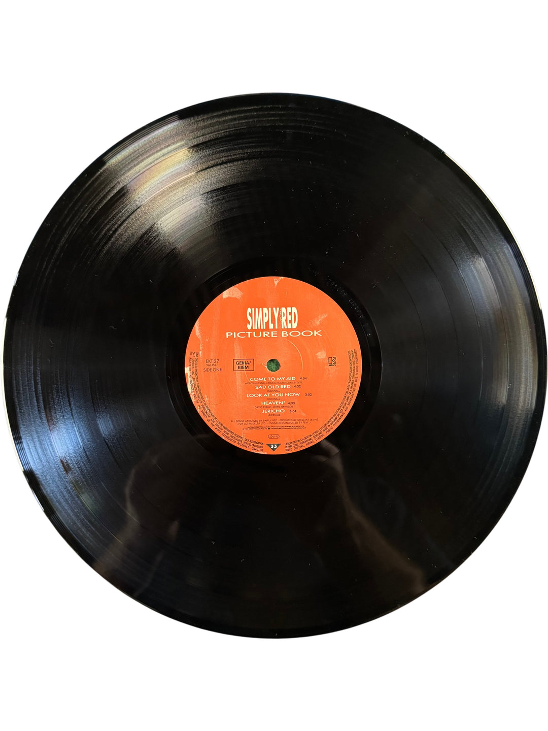 Simply Red Picture Book LP Album - Think Vintage Online Ltd