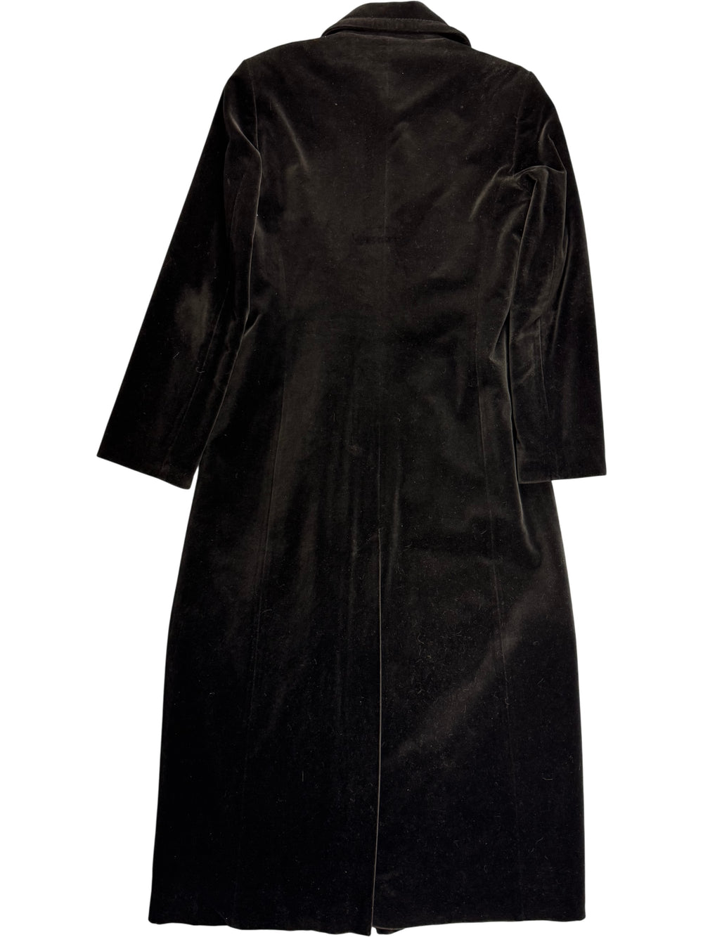 Sisley Black Long Overcoat - M - Think Vintage Online Ltd