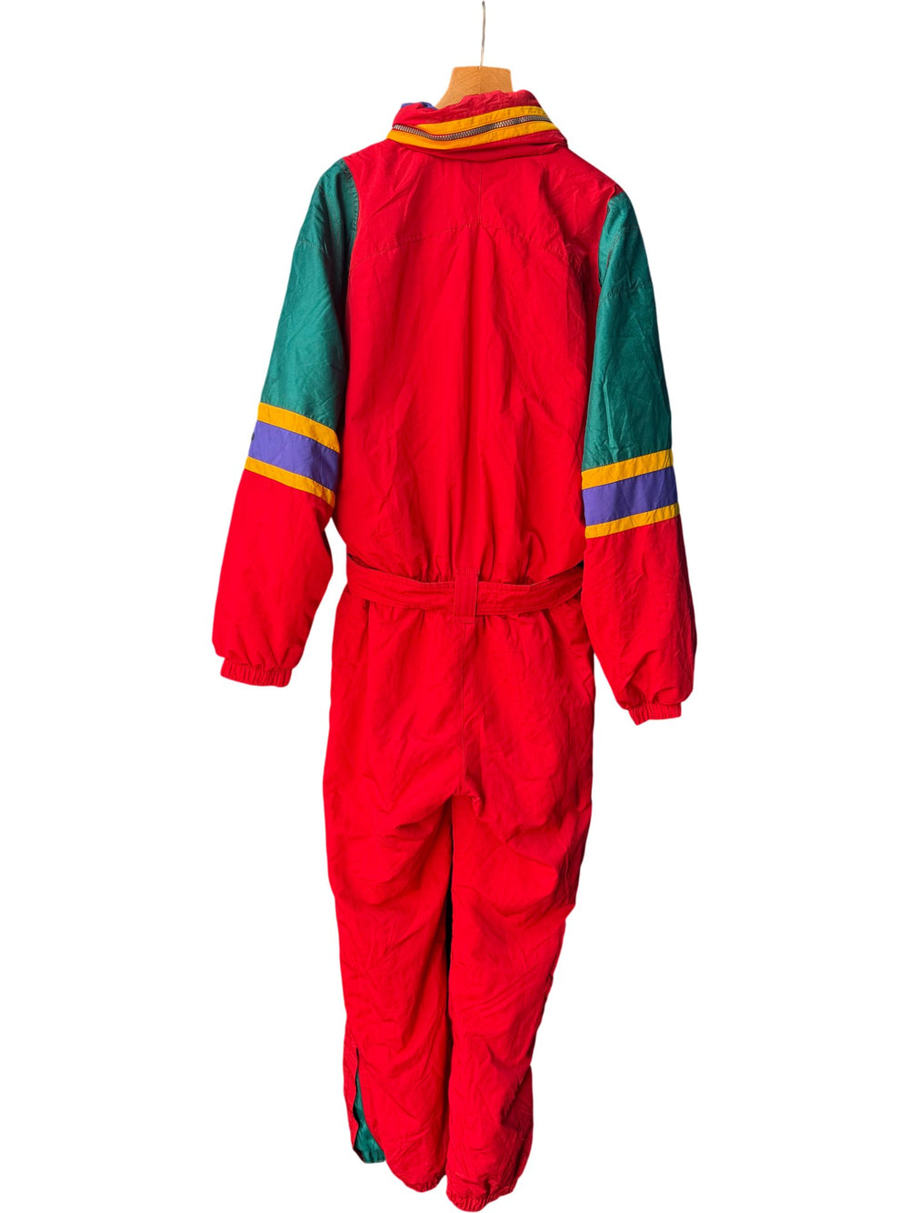 Ski Suit Colourful Design - L - Think Vintage ltd