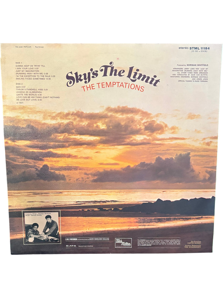 Sky's The Limit The Temptations Vinyl - Very Good - Think Vintage ltd