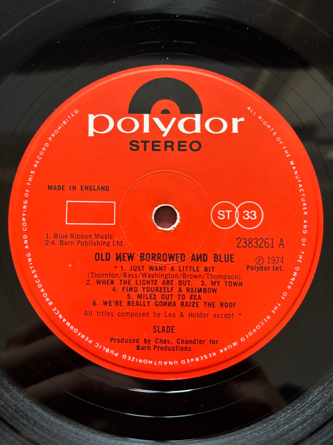Slade Old New Borrowed And Blue Vinyl Record - Good - Think Vintage ltd