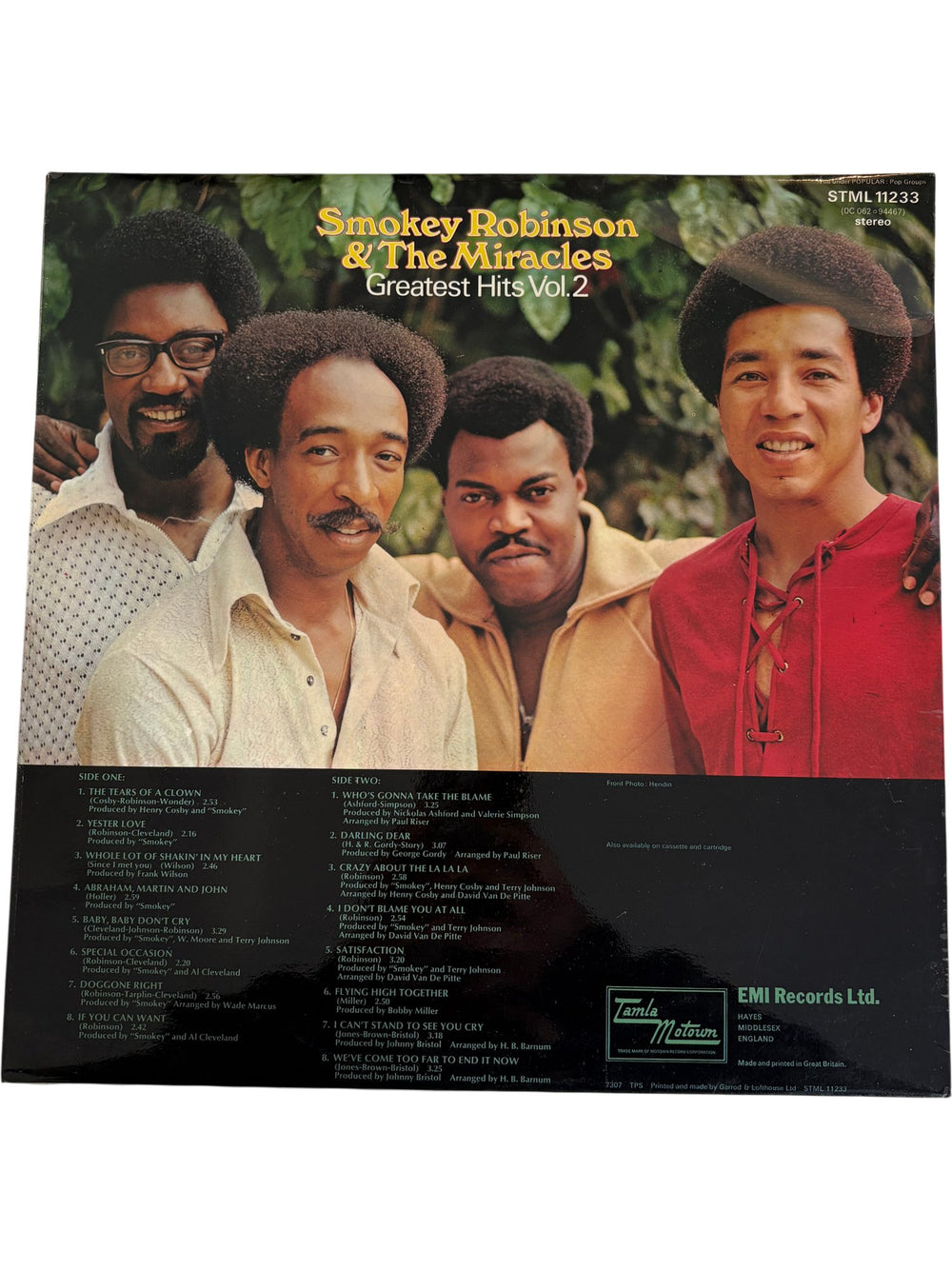 Smokey Robinson & The Miracles Greatest Hits Vol. 2 - Very Good - Think Vintage ltd