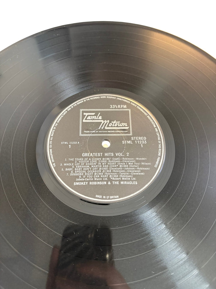 Smokey Robinson & The Miracles Greatest Hits Vol. 2 - Very Good - Think Vintage ltd