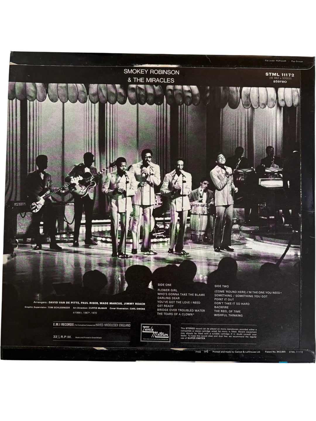 Smokey Robinson & The Miracles Vinyl Record - Very Good - Think Vintage ltd