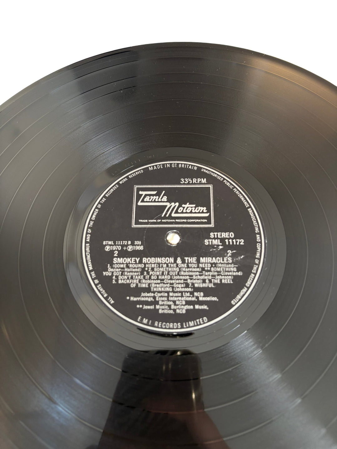 Smokey Robinson & The Miracles Vinyl Record - Very Good - Think Vintage ltd