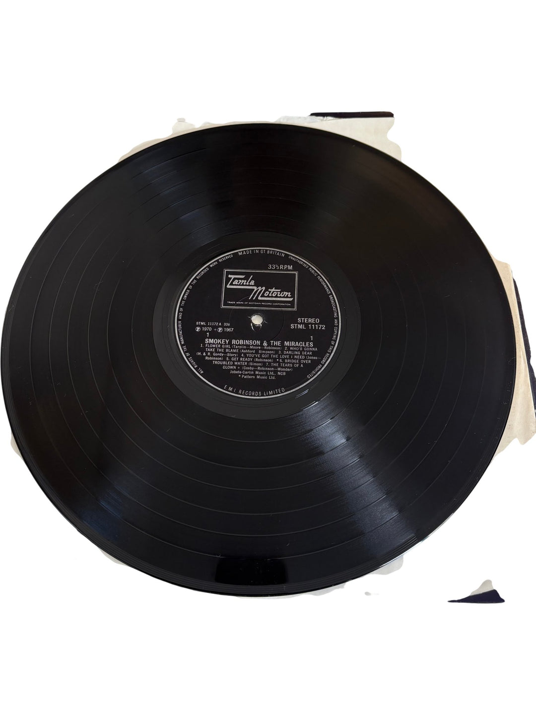Smokey Robinson & The Miracles Vinyl Record - Very Good - Think Vintage ltd