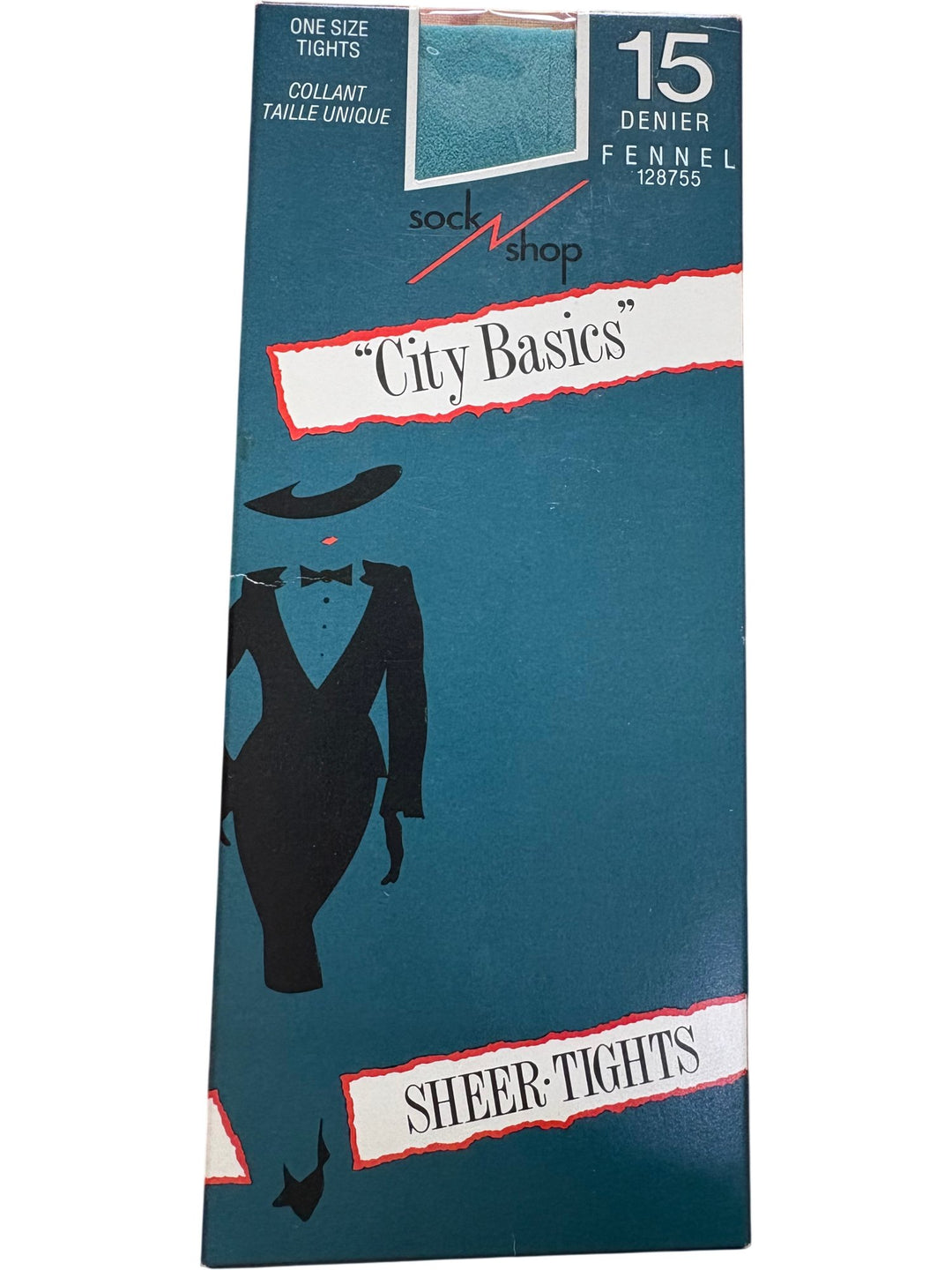 Sock Shop City Basics Sheer Tights Fennel - Think Vintage ltd