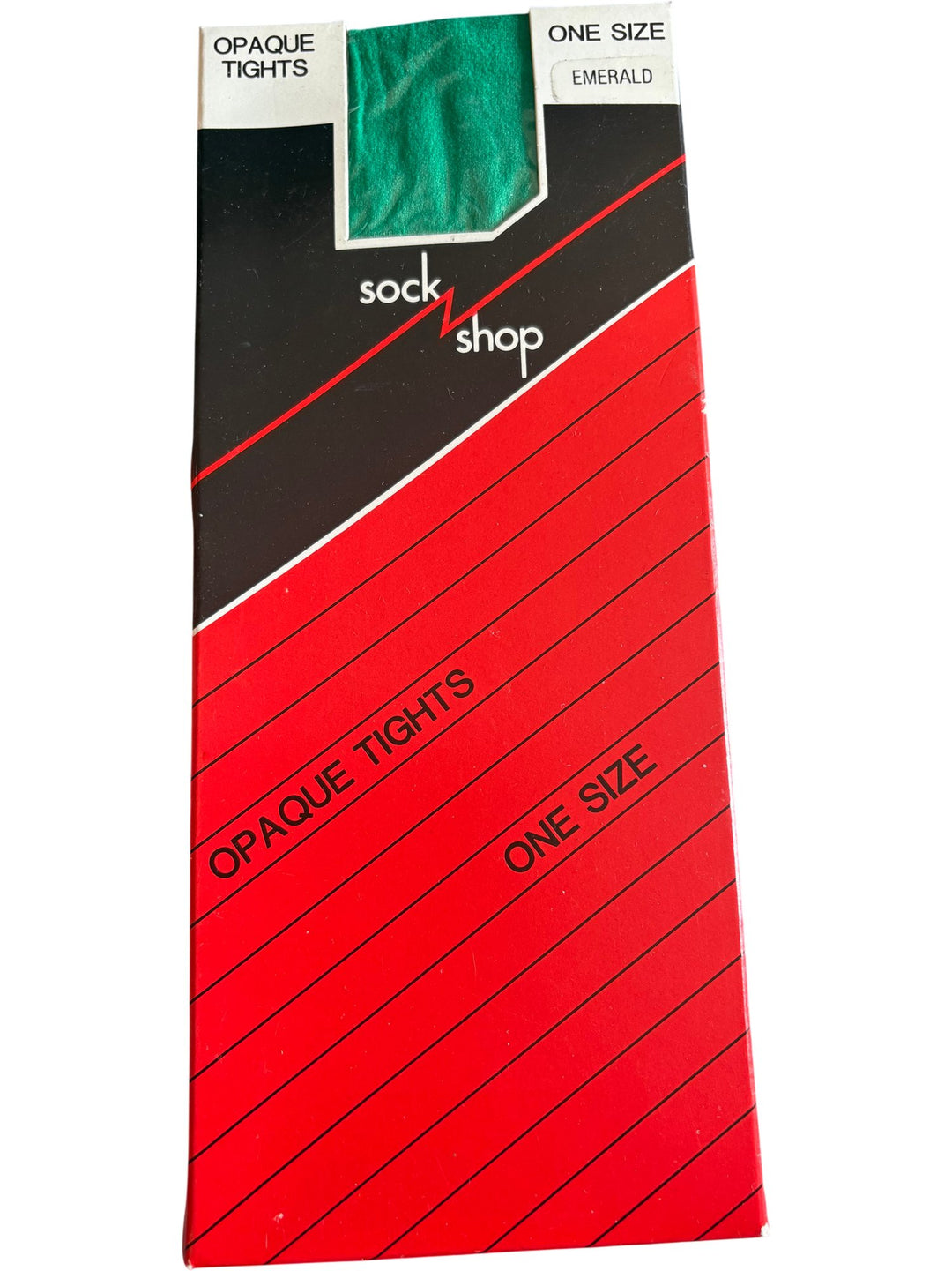 Sock Shop Emerald Opaque Tights - Think Vintage ltd