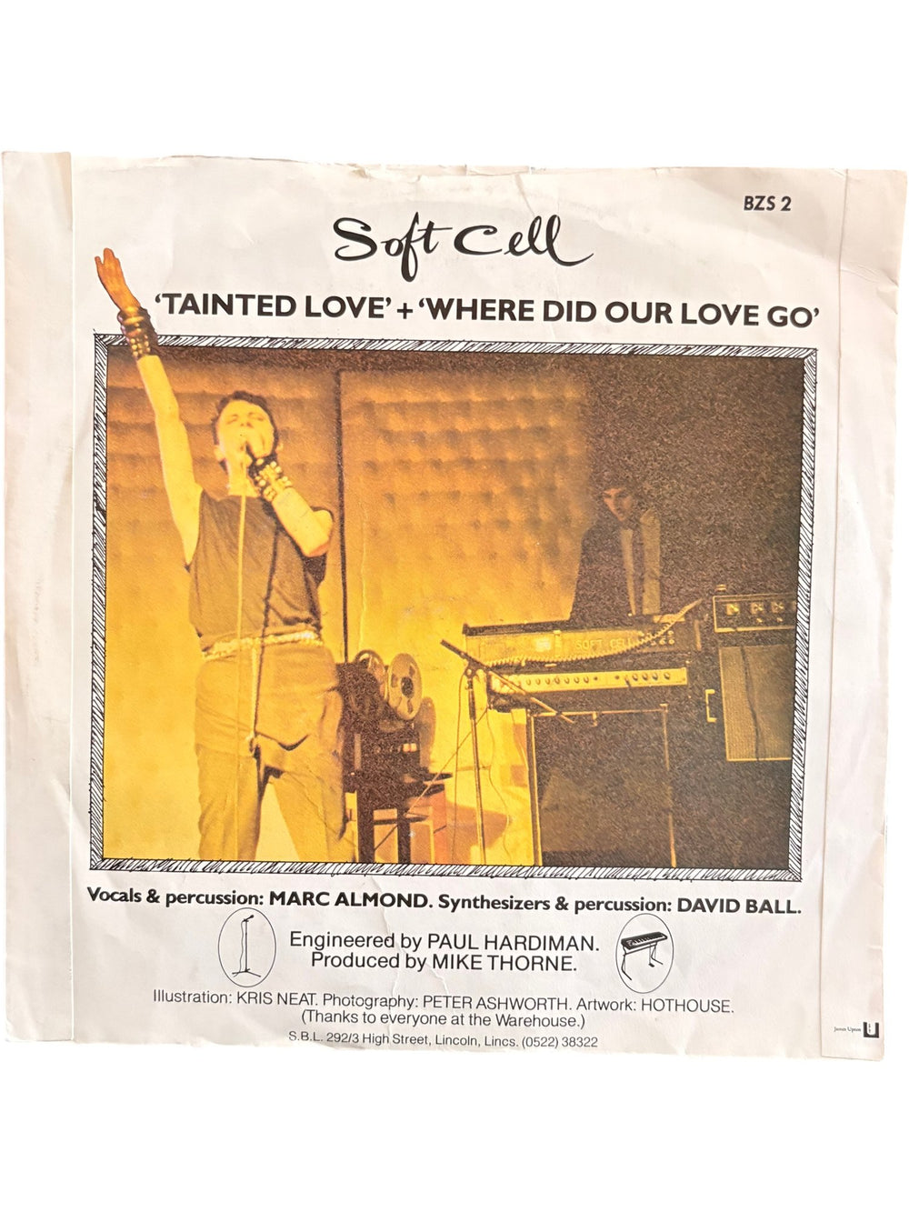 Soft Cell Tainted Love Vinyl Record - Fair - Think Vintage ltd