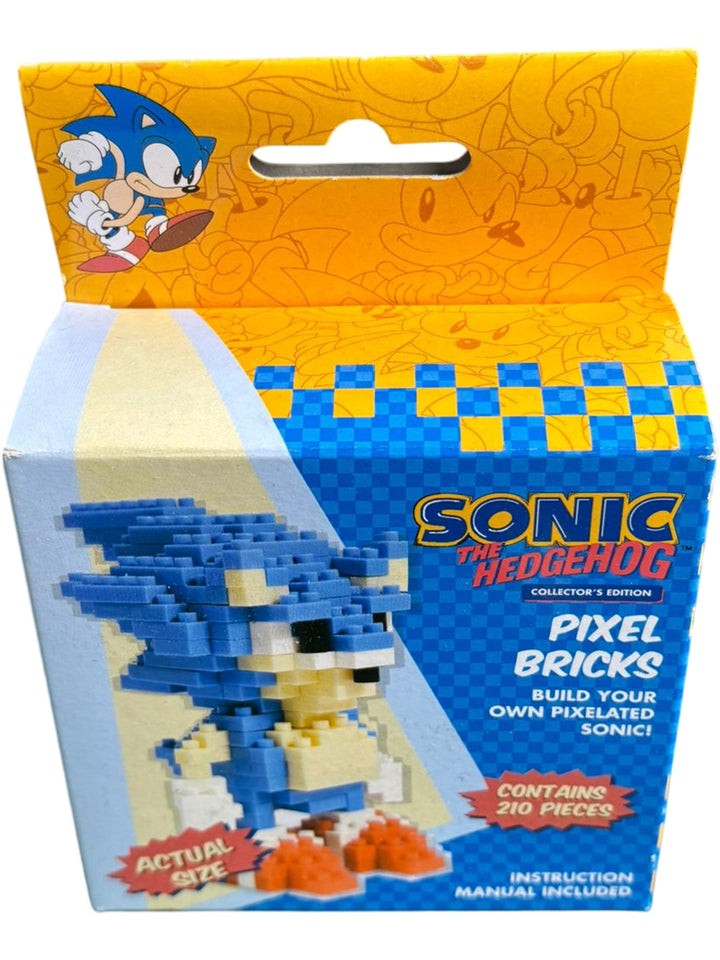 Sonic the Hedgehog Pixel Bricks Build Your Own Pixelated Sonic Set - Think Vintage