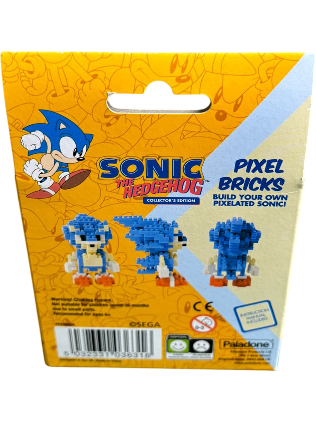 Sonic the Hedgehog Pixel Bricks Build Your Own Pixelated Sonic Set - Think Vintage