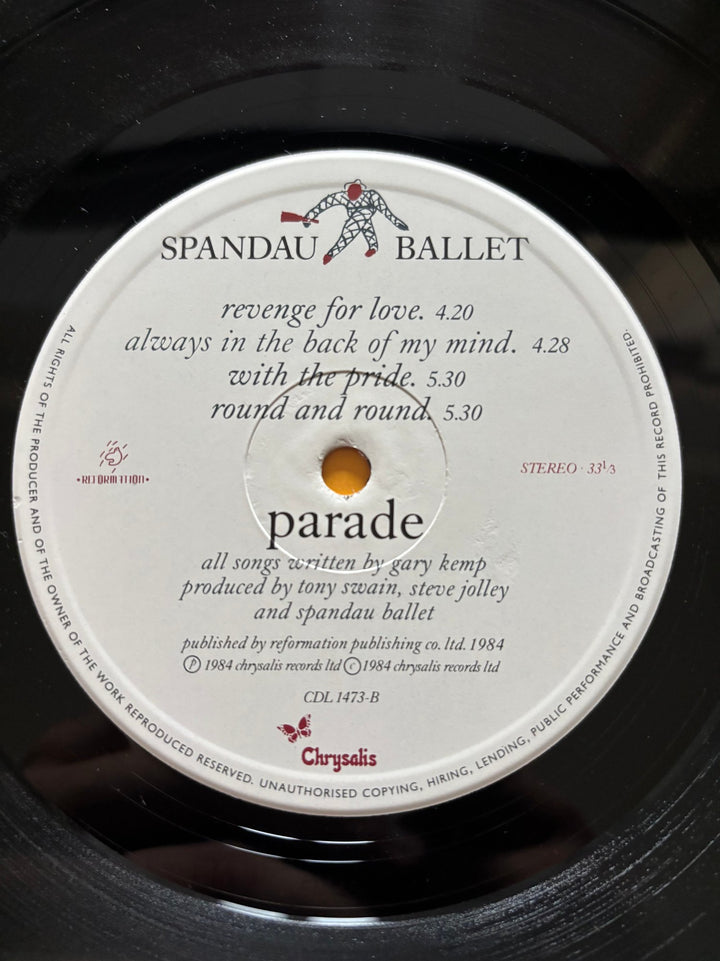 Spandau Ballet Parade Vinyl Record - Good - Think Vintage ltd