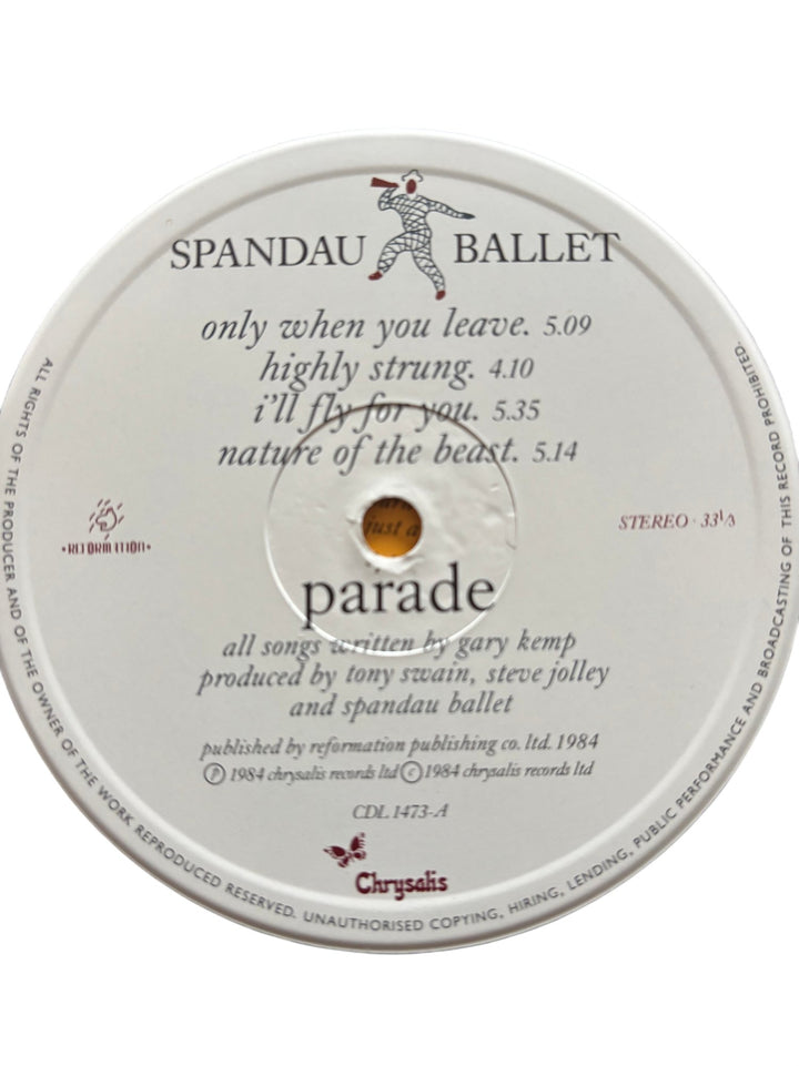 Spandau Ballet Parade Vinyl Record - Good - Think Vintage ltd