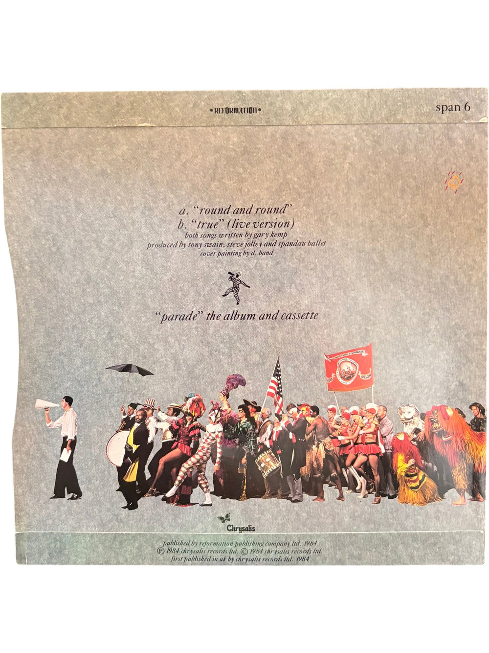 Spandau Ballet 'Round And Round' Vinyl - Good - Think Vintage ltd
