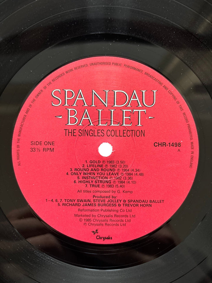 Spandau Ballet The Singles Collection Vinyl - Good - Think Vintage ltd