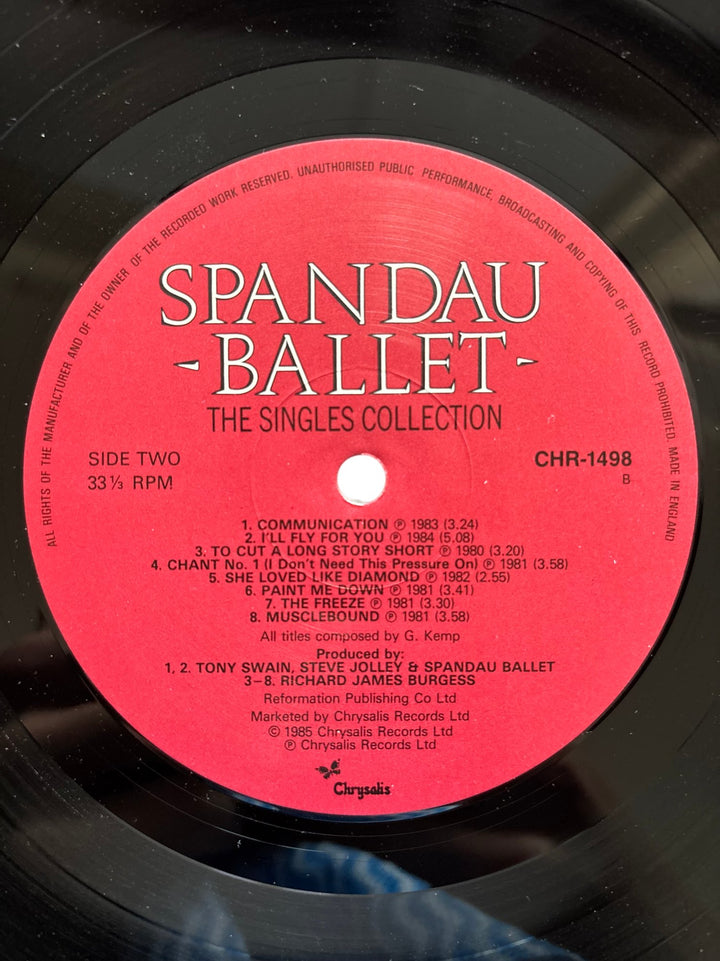 Spandau Ballet The Singles Collection Vinyl - Good - Think Vintage ltd
