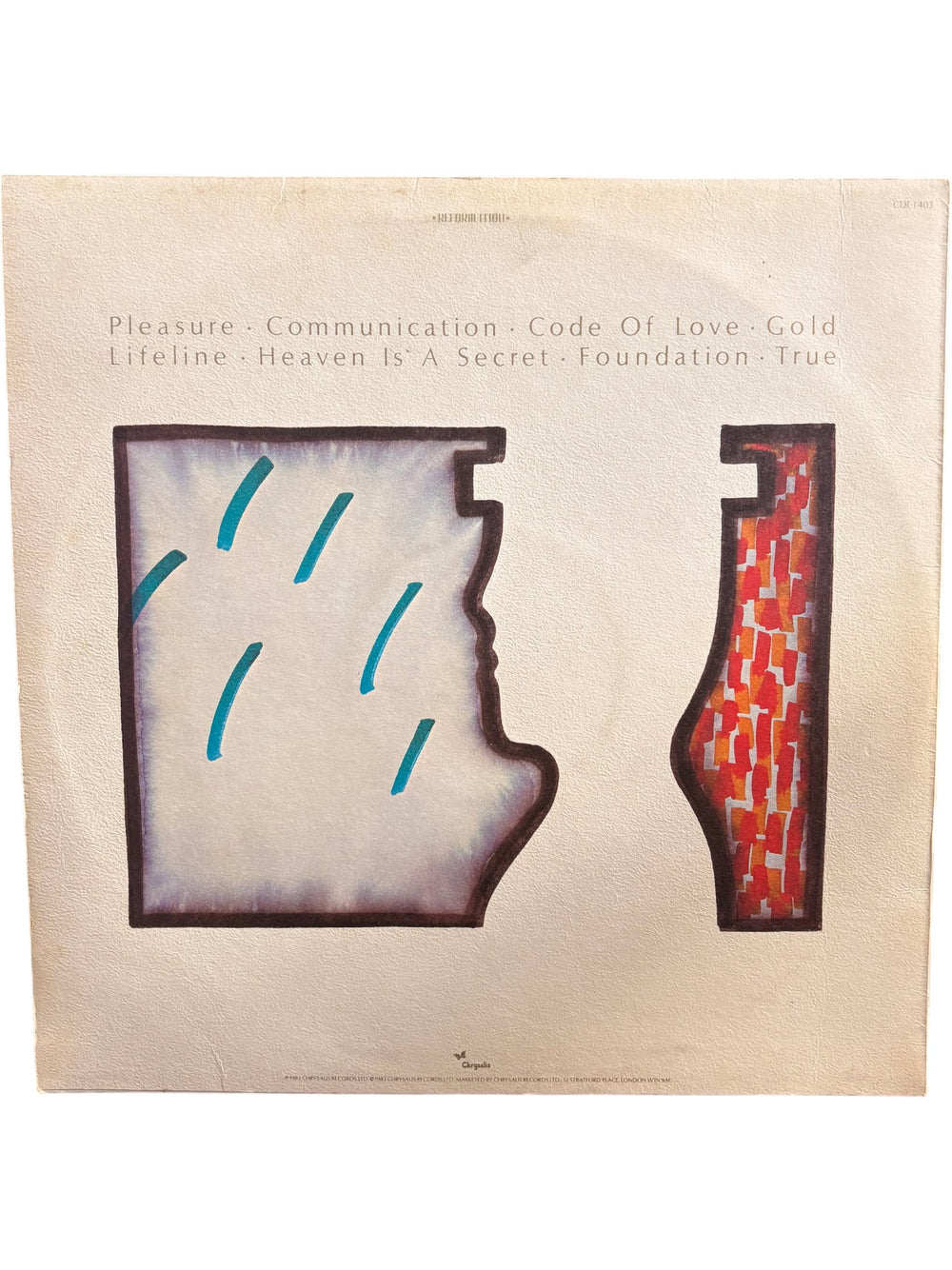 Spandau Ballet True Vinyl Record - Fair - Think Vintage ltd