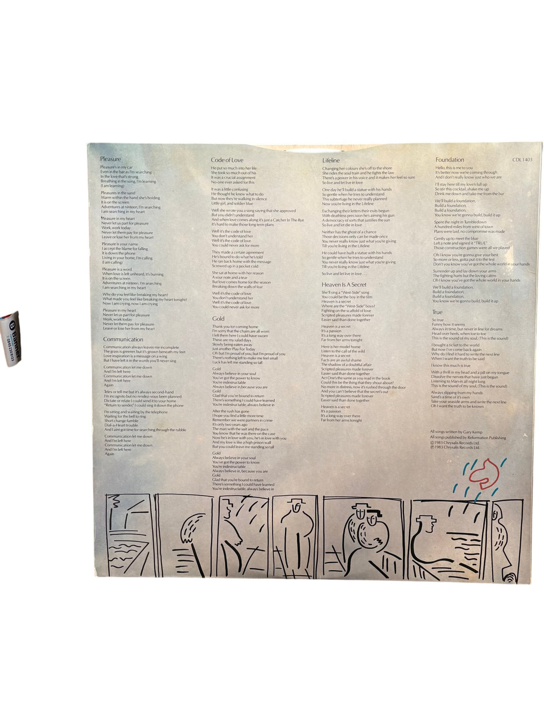 Spandau Ballet True Vinyl Record - Fair - Think Vintage ltd