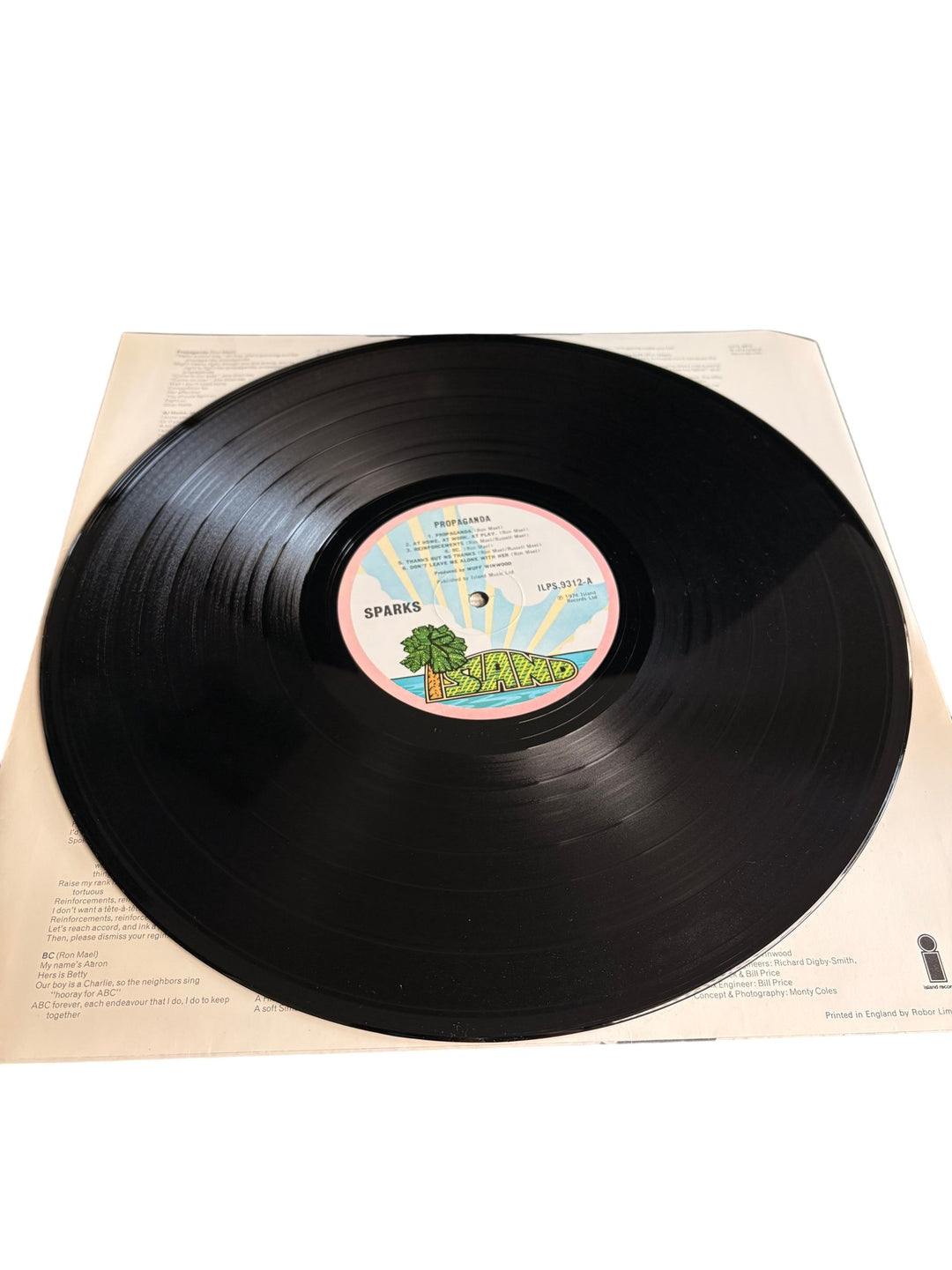 Sparks Propaganda LP Album - Fair - Think Vintage ltd