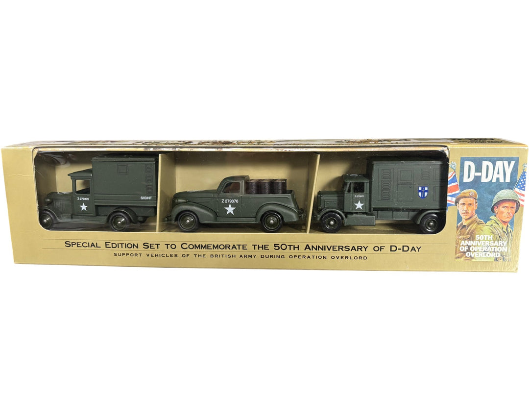 Special Edition D-Day 50th Anniversary British Army Support Vehicle Set - Think Vintage