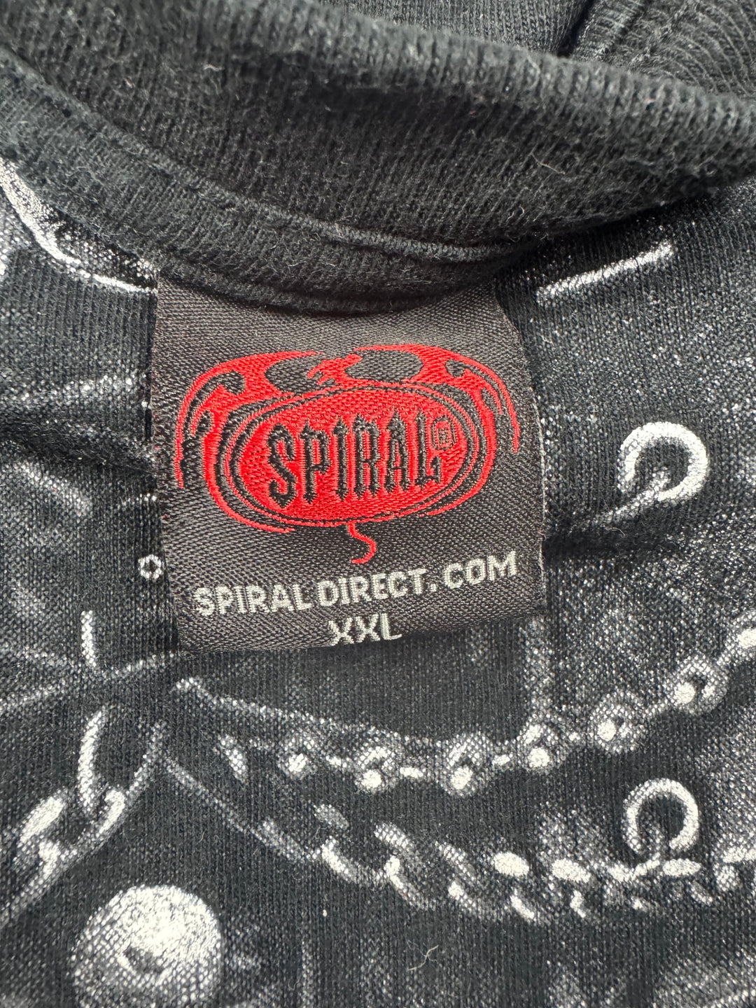 Spiral Gothic Long Sleeve T-Shirt - XXL - Think Vintage ltd