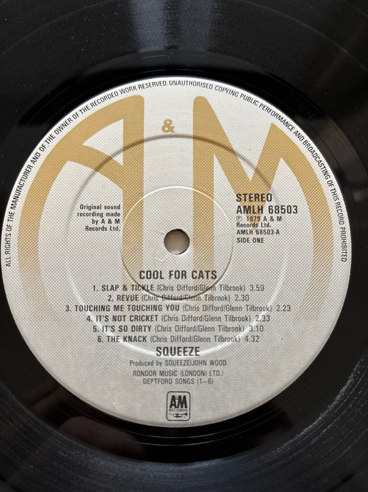 Squeeze Cool For Cats LP - Good - Think Vintage ltd