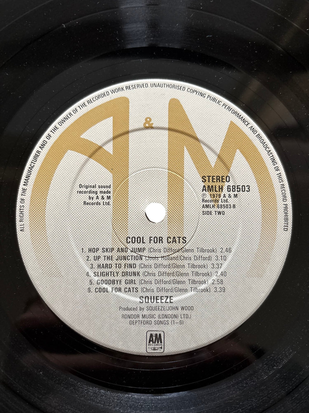 Squeeze Cool For Cats LP - Good - Think Vintage ltd