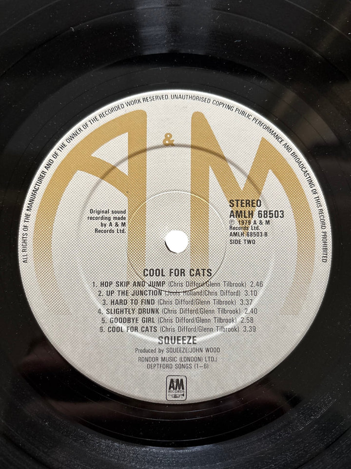 Squeeze Cool For Cats LP - Good - Think Vintage ltd