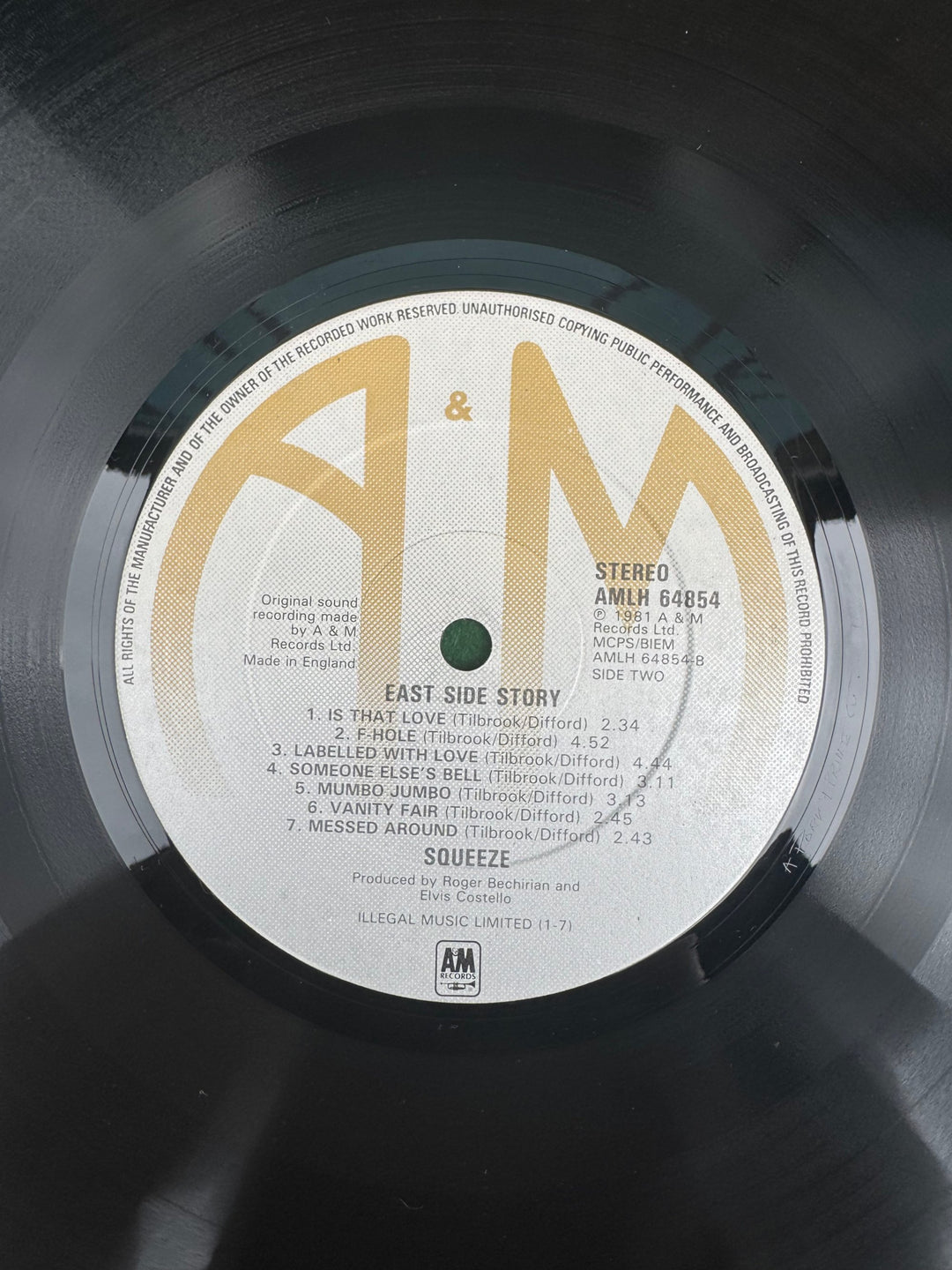 Squeeze East Side Story Vinyl Record - Think Vintage