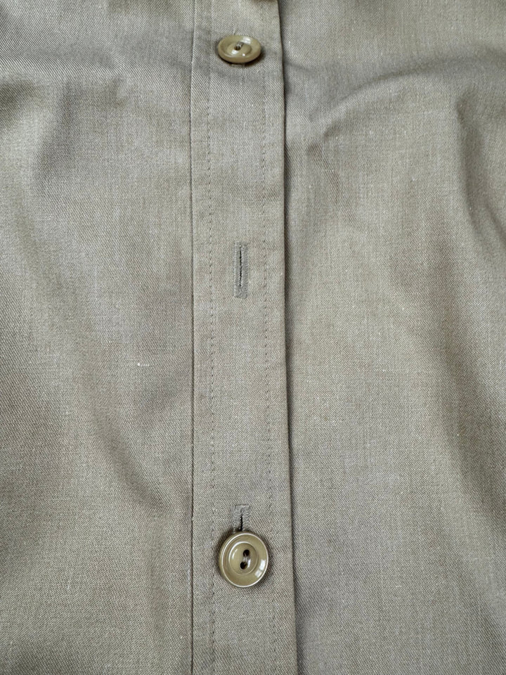 St Michael Beige Sleeveless Dress - M - Think Vintage