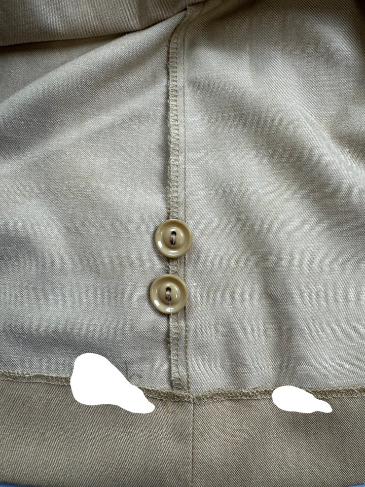 St Michael Beige Sleeveless Dress - M - Think Vintage ltd