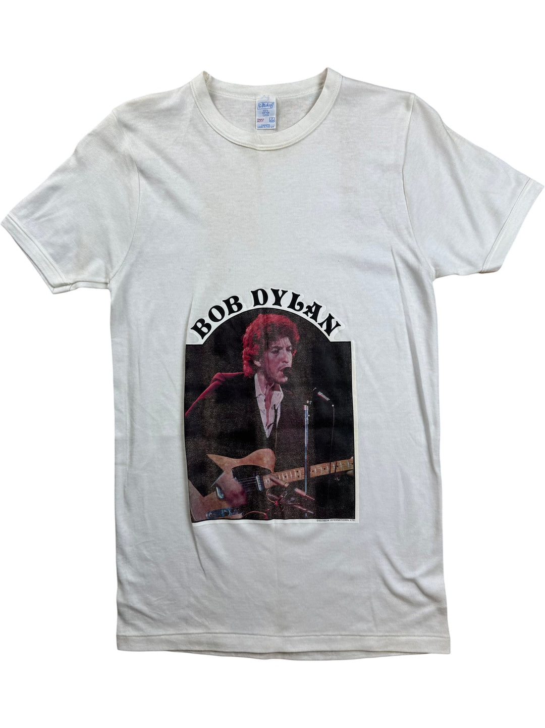 St Michael Bob Dylan Graphic T-Shirt - S - Think Vintage ltd