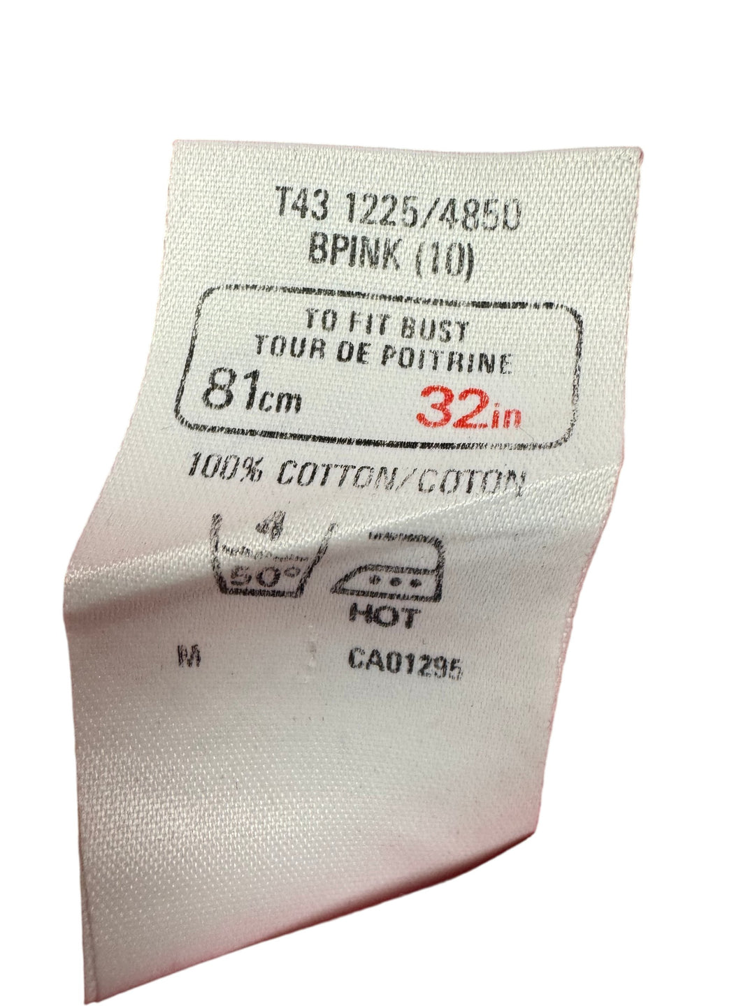 St Michael Cotton Pink Long Sleeve Shirt - Think Vintage ltd