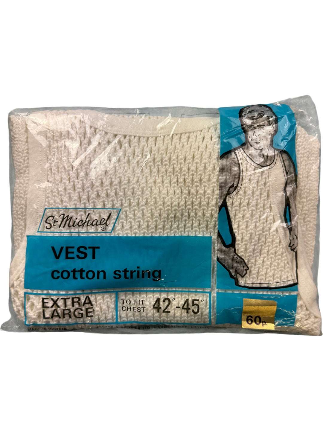 St Michael Cotton String Vest – Think Vintage ltd