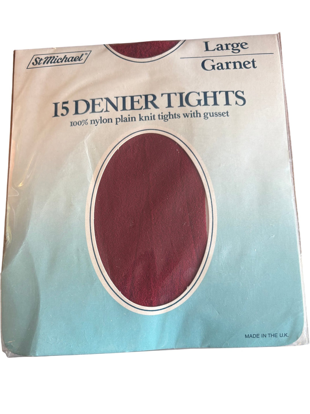 St. Michael Garnet 15 Denier Tights - Think Vintage ltd