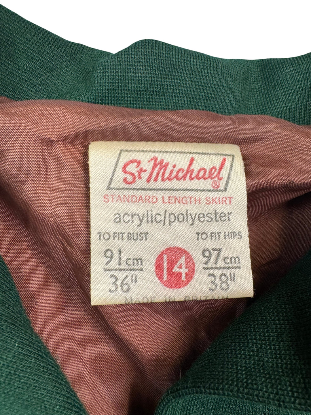 St Michael Geometric Patterned Jacket - S - Think Vintage