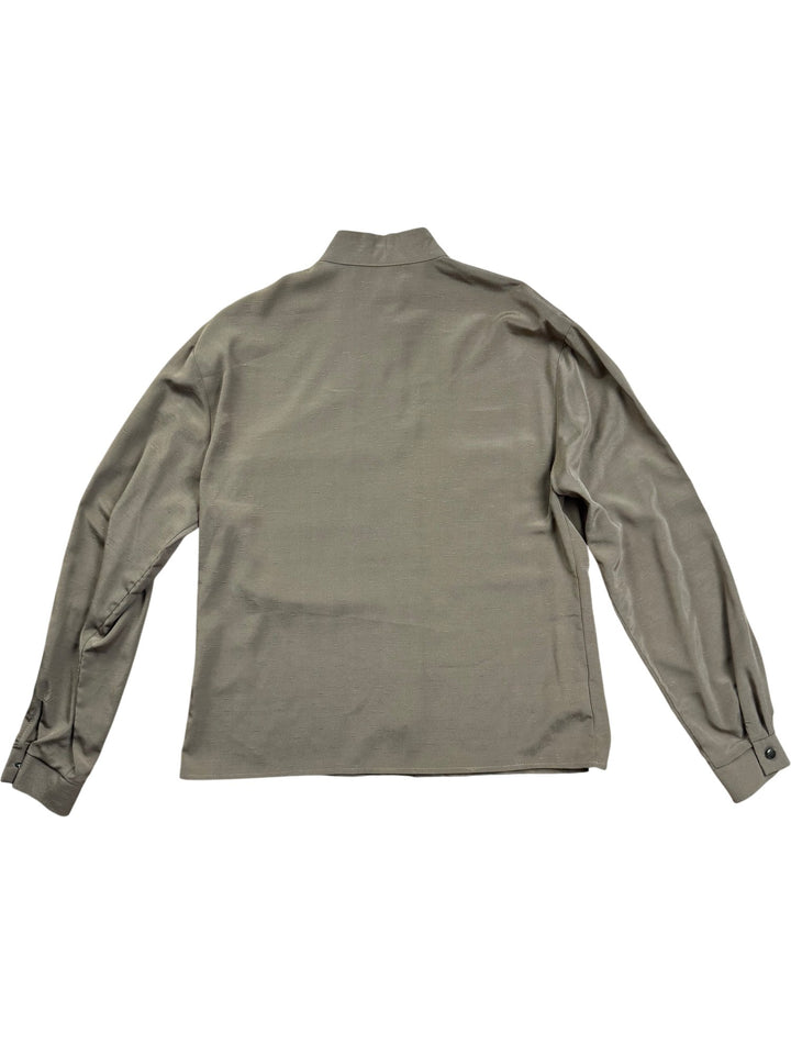 St Michael Long Sleeve Button Up Shirt - M - Think Vintage ltd