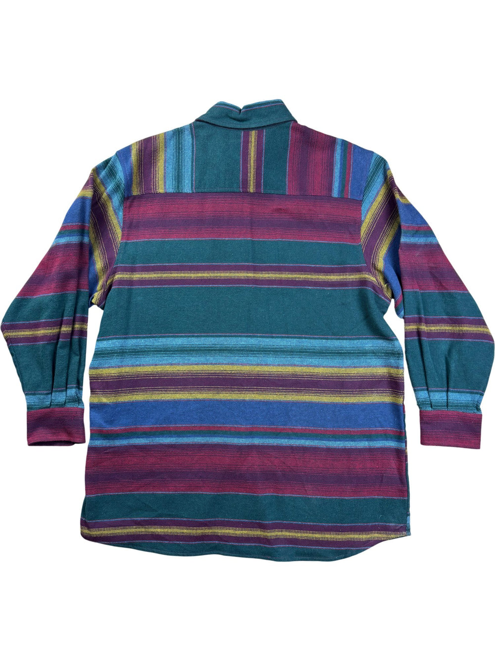 St Michael Long Sleeve Striped Shirt - XL - Think Vintage ltd