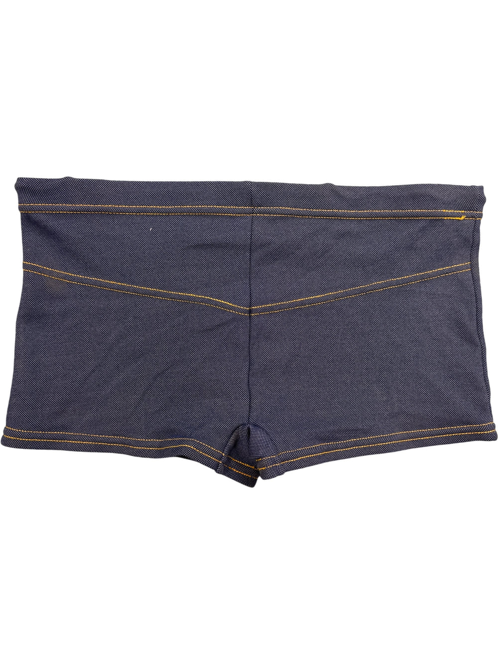 St Michael Nylon Denim Shorts - S - Think Vintage