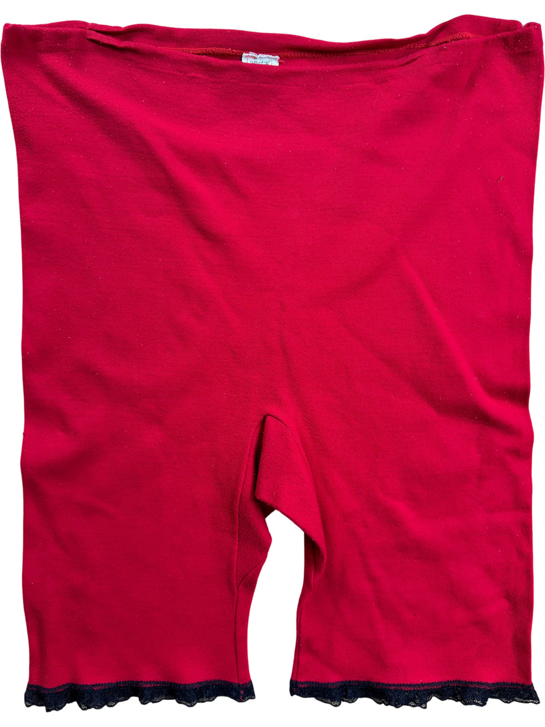 St Michael Red Nylon Knit Underwear - W32 - Think Vintage ltd