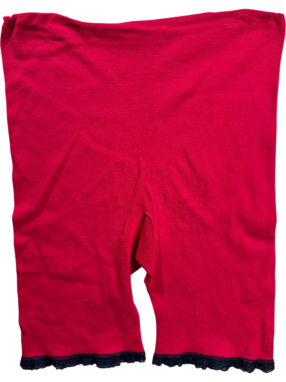St Michael Red Nylon Knit Underwear - W32 - Think Vintage ltd
