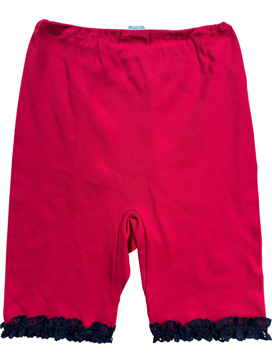 St Michael Red Nylon Women's Underpants - W21 - Think Vintage ltd